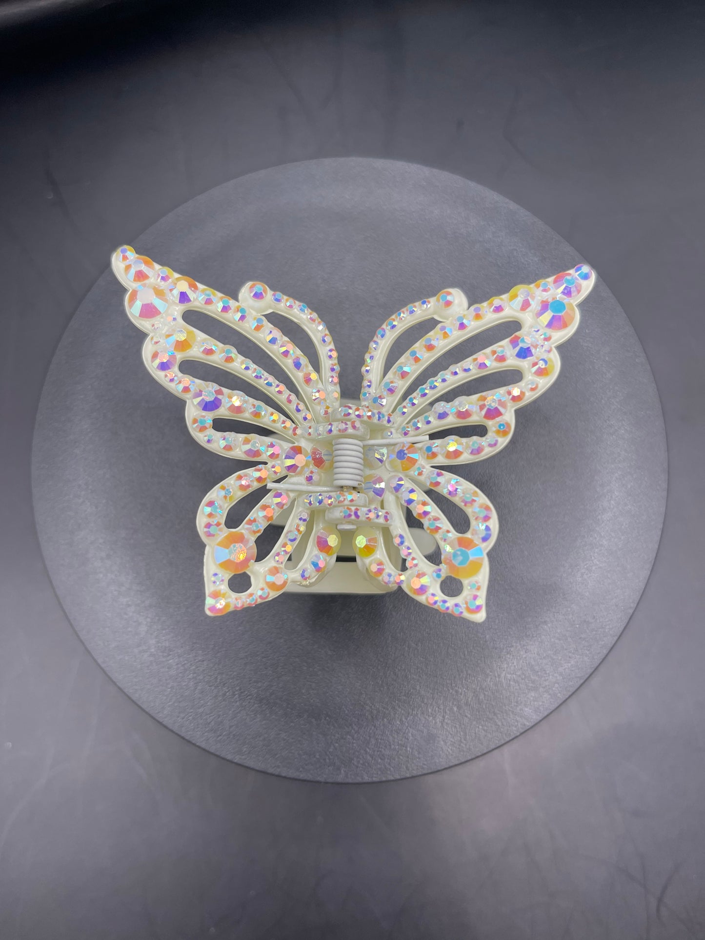 ✨ Schmetterling Haarspange mit Glitzer – handverziert ✨