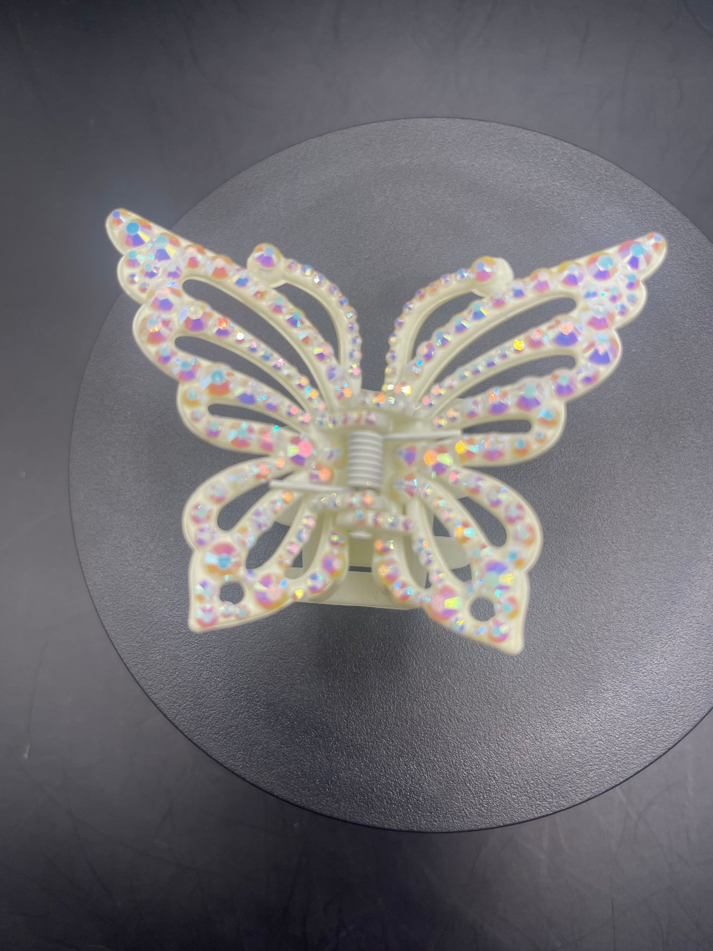 ✨ Schmetterling Haarspange mit Glitzer – handverziert ✨