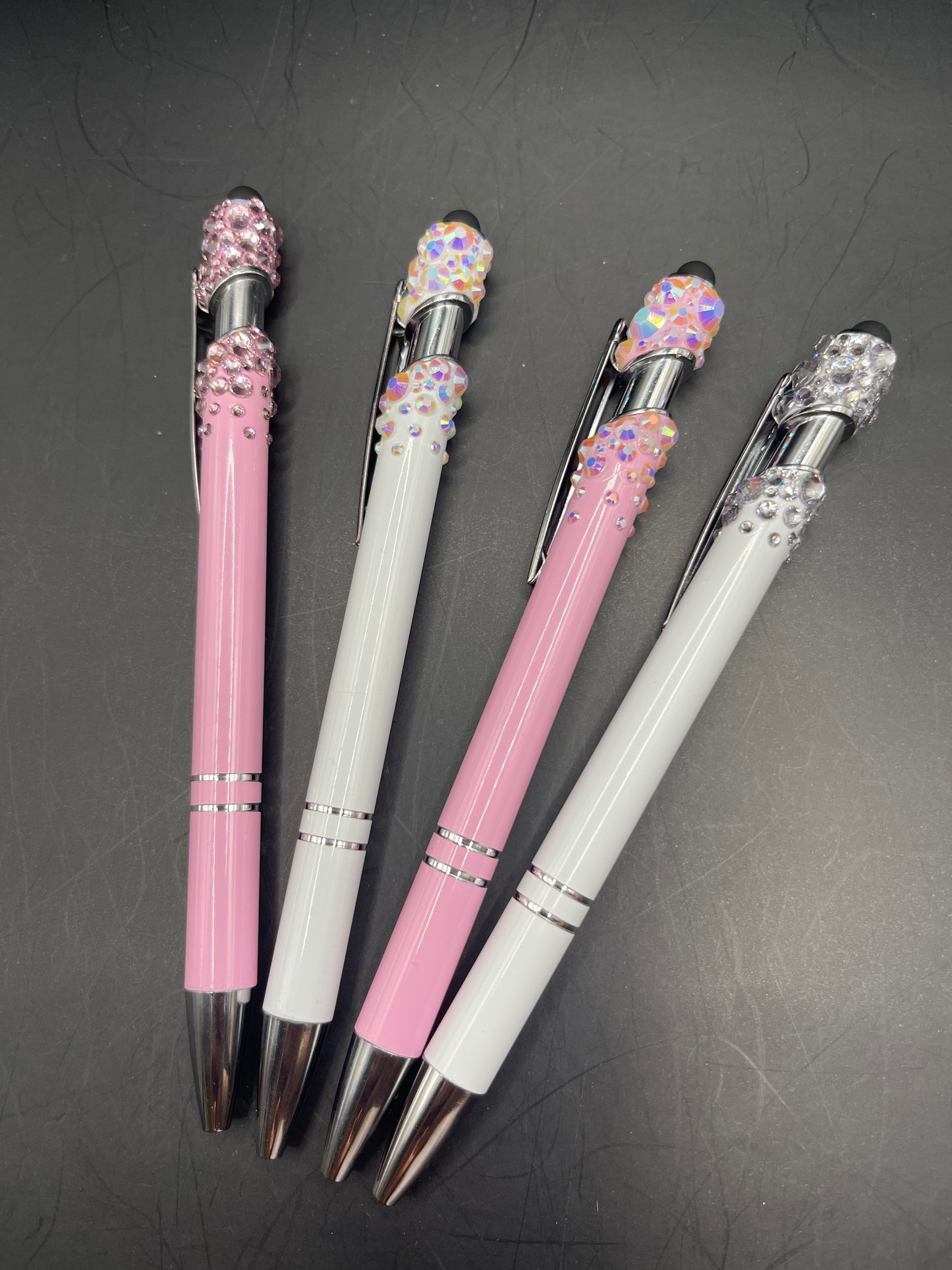 Glitzer-Kugelschreiber | handverziert | grosse Farbauswahl