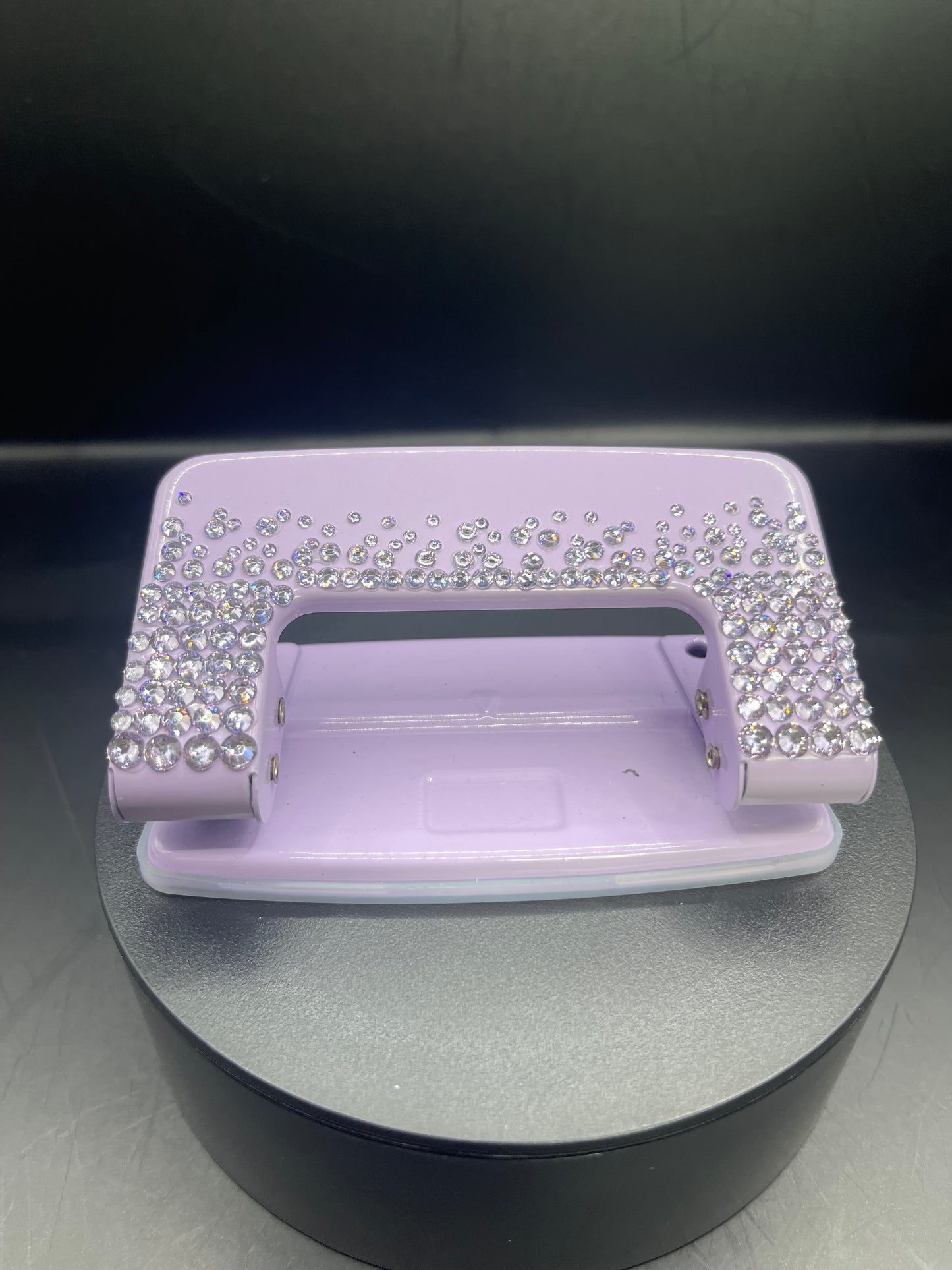 Lavendel Glitzer-Locher – Handverziert mit Strass | TheGlitterThing